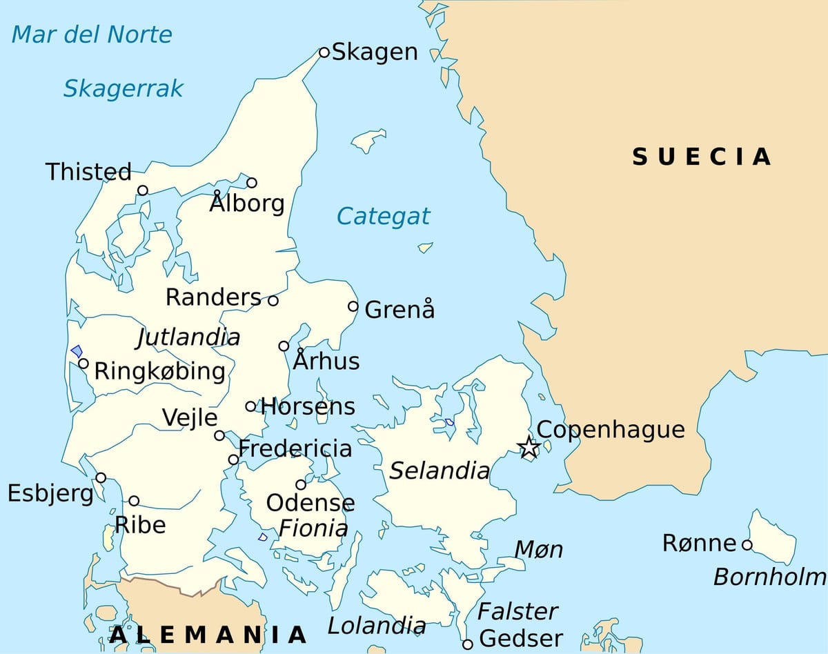 Térkép fredericia, dánia