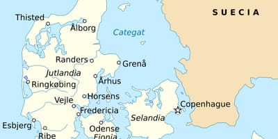 Térkép fredericia, dánia