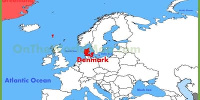 Koppenhága dánia európa térképe